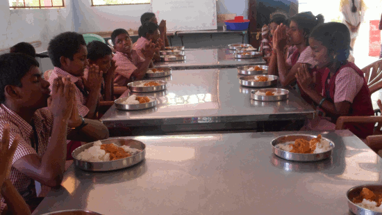 Amar Seva Sangam - Feeding home children three times a day - One Time