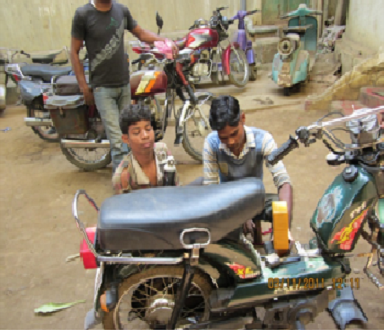 Udyama - Sponsor Motor Mechanic Skill for Youth in Poverty - One Time